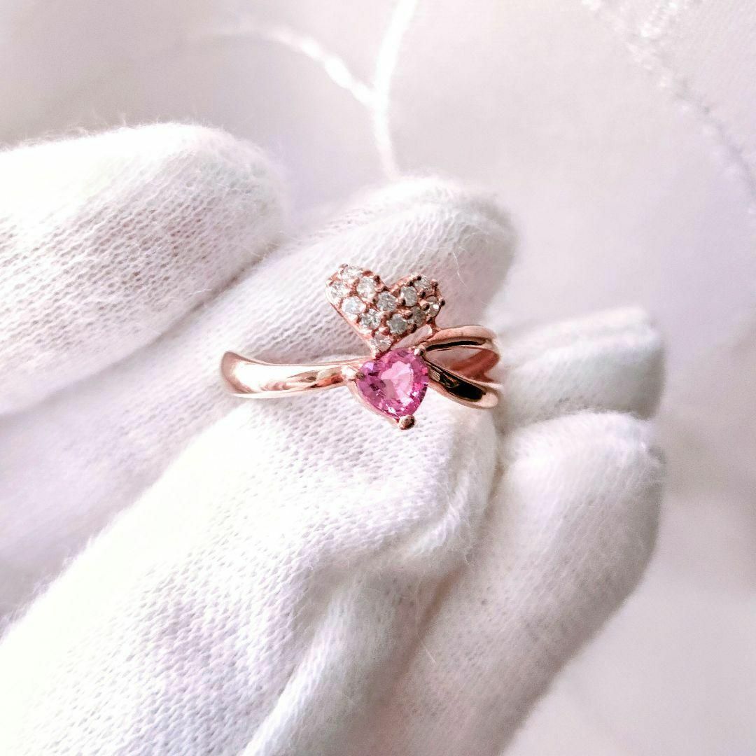 美品 ピンクサファイヤ リング K10 ジュエリー ストーン アクセサリー