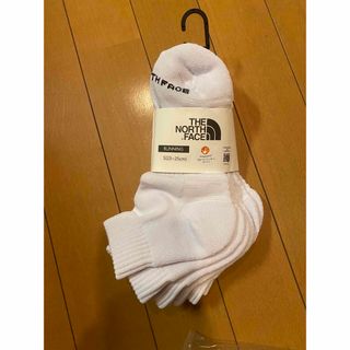 ザノースフェイス(THE NORTH FACE)の新品　ザノースフェイス靴下 3P アンクル S(ソックス)