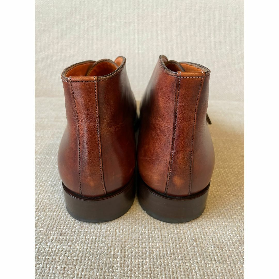 Santoni(サントーニ)のサントーニ クイーンクラシコ別注 シングルモンクストラップ ブーツ ブラウン 5 メンズの靴/シューズ(ブーツ)の商品写真