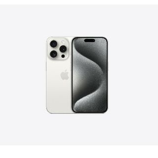 アイフォーン(iPhone)のiPhone15pro　128GB ホワイトチタニウム　未開封(スマートフォン本体)