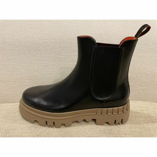 Santoni - 新品 Santoni サントーニ ブラックレザー ブーツ 7.5