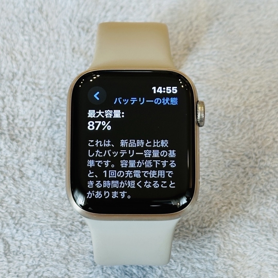 Apple Watch(アップルウォッチ)のApple Watch 6 44mm チタニウム 付属品全て有り メンズの時計(腕時計(デジタル))の商品写真