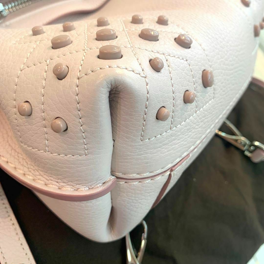 TOD'S(トッズ)の☆新品同様☆TOD’S ウェーブ ミニバックパック 3WAY ライトピンク レディースのバッグ(リュック/バックパック)の商品写真