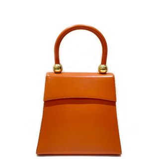 セリーヌ(celine)のCELINE スターボール金具 トップハンドル ヴィンテージ ハンドバッグ レザー(ハンドバッグ)