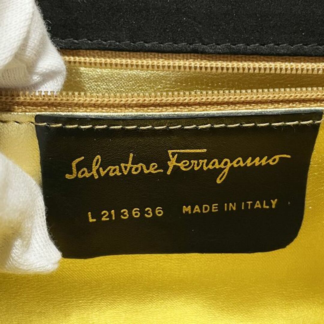 Salvatore Ferragamo - Salvatore Ferragamo 刺繍 ガンチーニ金具 斜め