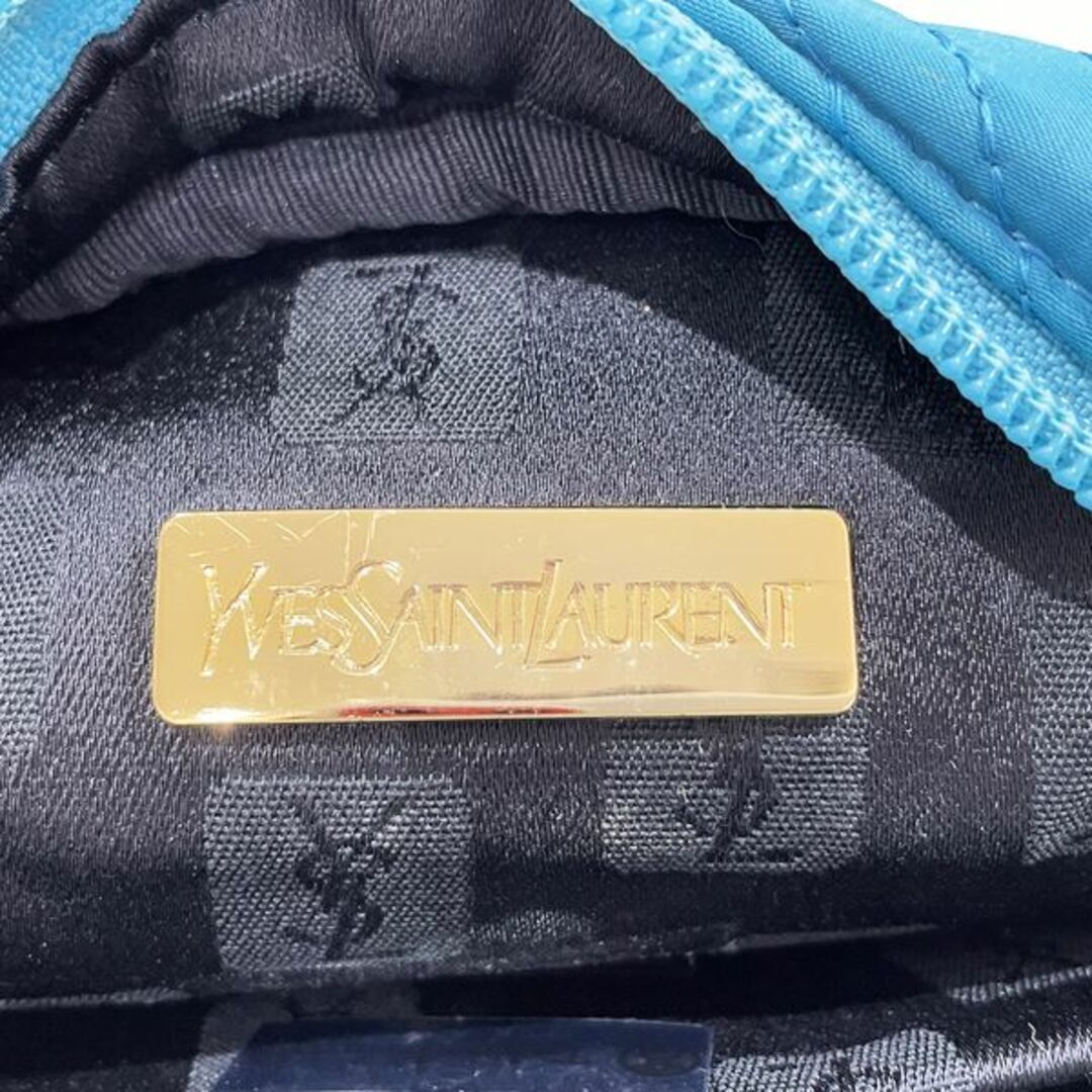Saint Laurent(サンローラン)のYVES SAINT LAURENT YSLロゴ カサンドラ キルティング ヴィンテージ ミニ ハンドバッグ ナイロン レディースのバッグ(ハンドバッグ)の商品写真