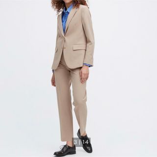 UNIQLO スーツ 3点セット(ジャケット、スカート、パンツ)-