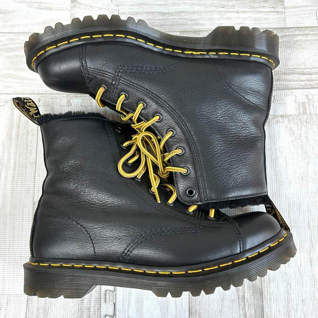 美品 ドクターマーチン Dr.Martens■8ホールブーツ BARTON ボア