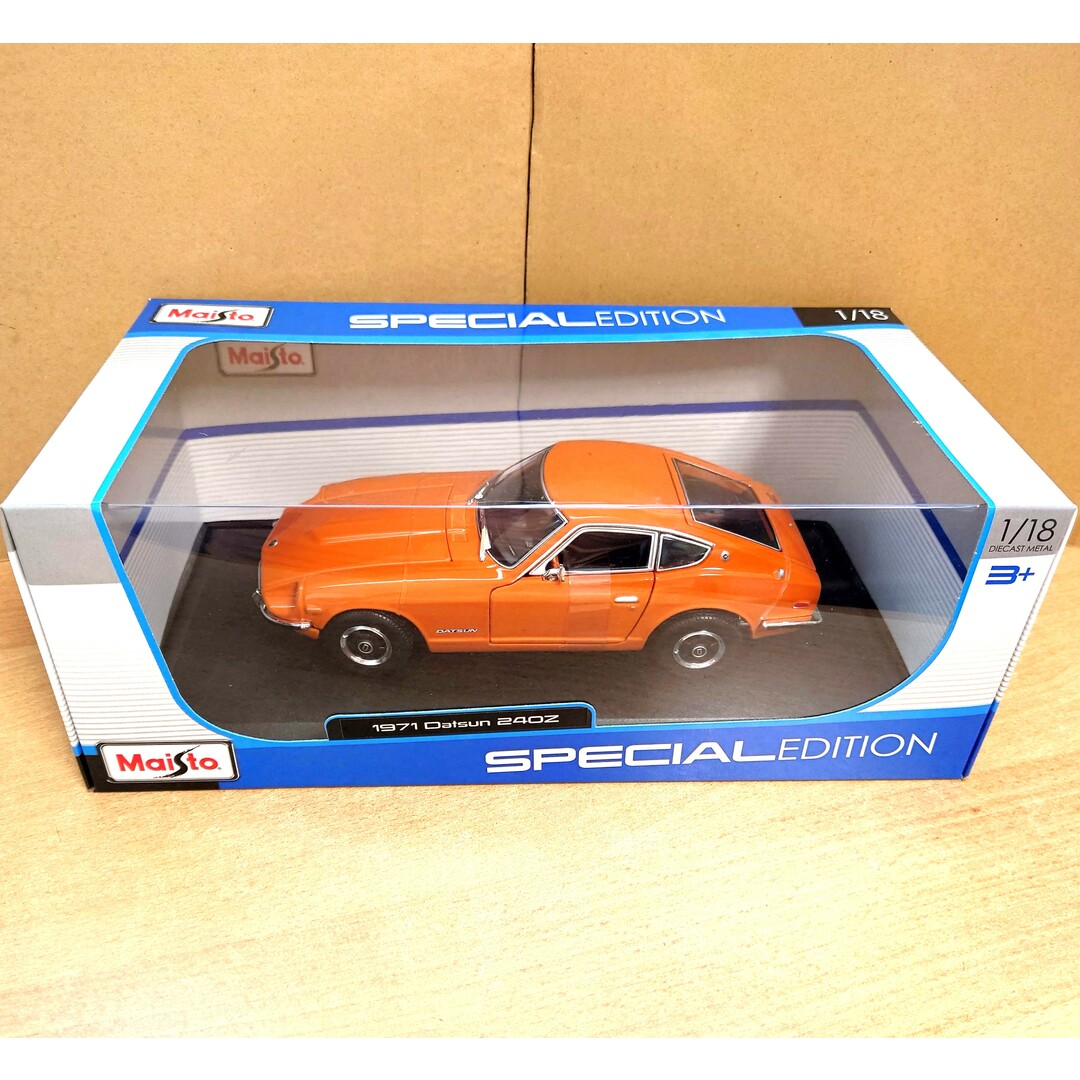 1/18 日産(ダットサン)フェアレディ240Z オレンジ 1971 マイスト製の