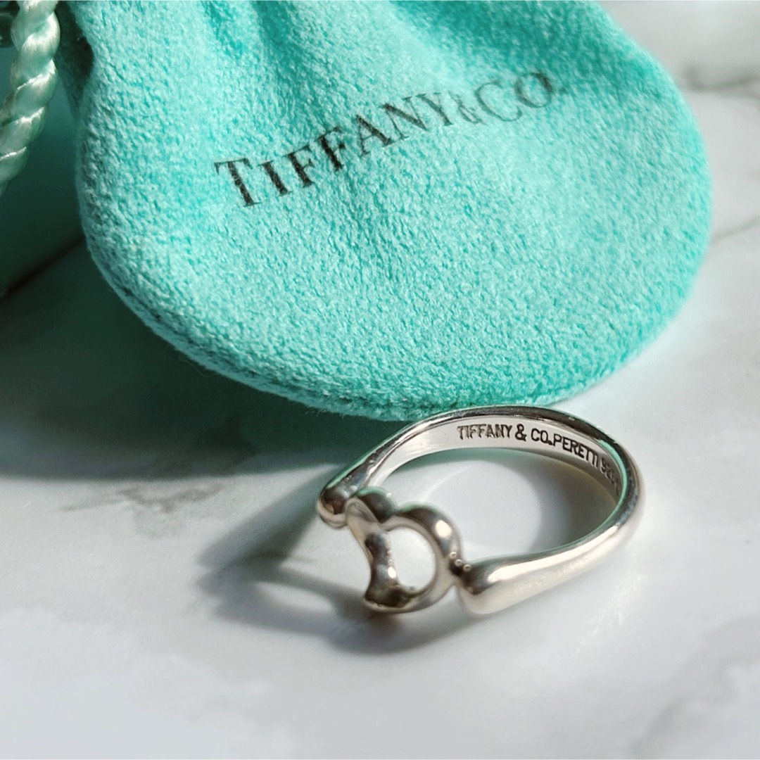 【最終値下】Tiffany オープンハートリング 7号