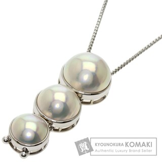 タサキ(TASAKI)のTASAKI マベパール 真珠 可動式 ネックレス K18WG レディース(ネックレス)