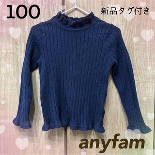 エニィファム(anyFAM)の【100センチ】anyfam♡洗えるニット♡フリルニット(ニット)