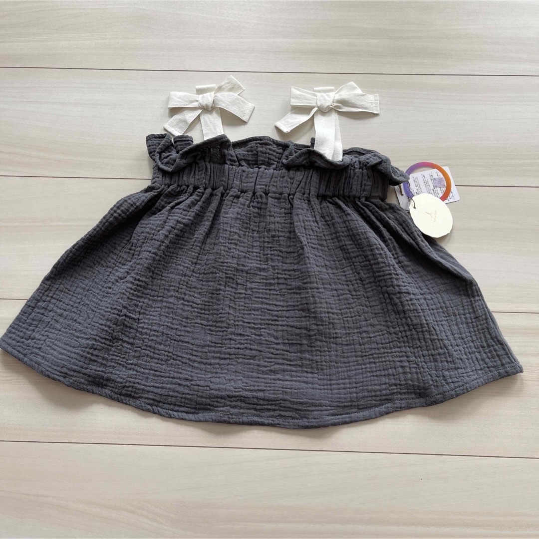 tete a tete チュニック　肩リボン キッズ/ベビー/マタニティのキッズ服女の子用(90cm~)(Tシャツ/カットソー)の商品写真