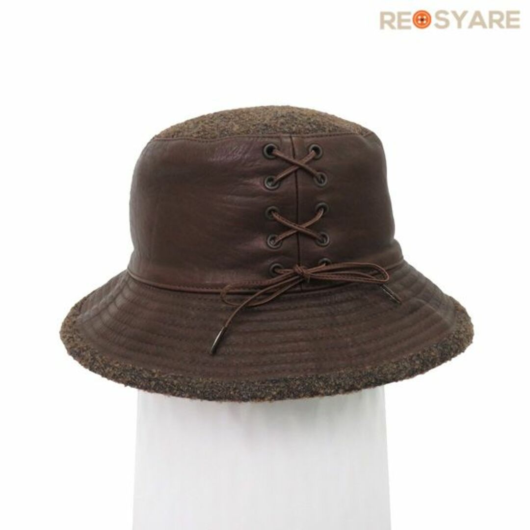 Hermes - 美品 エルメス MOTSCH モッチ レザー レースアップデザイン