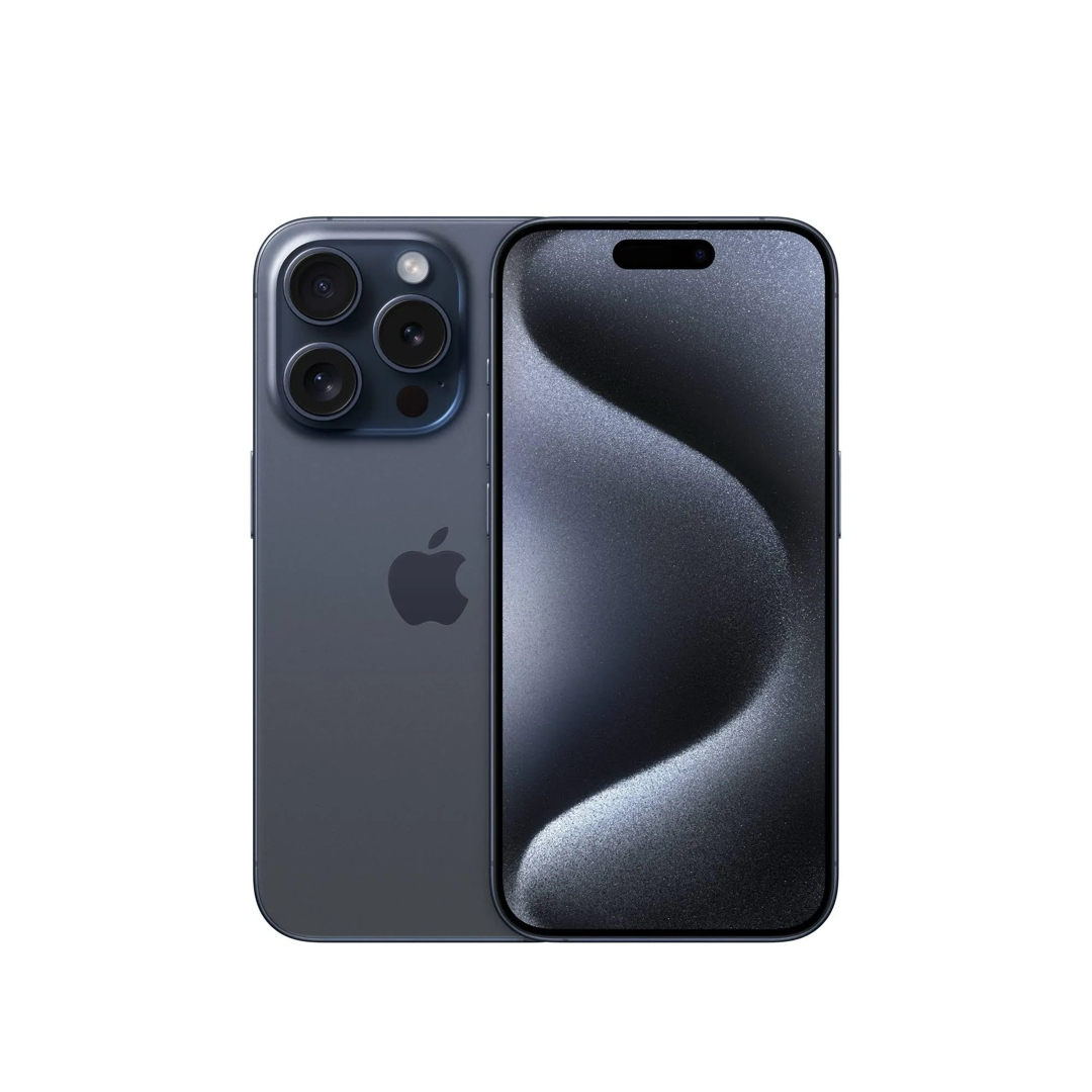 Apple(アップル)のiPhone 15 Pro 128GB ブルーチタニウム  スマホ/家電/カメラのスマートフォン/携帯電話(スマートフォン本体)の商品写真