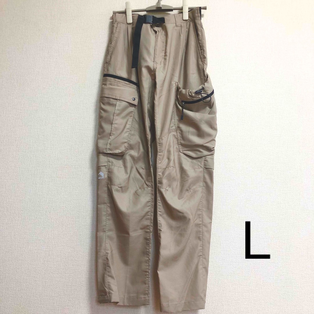 drawstring work pants ベージュ