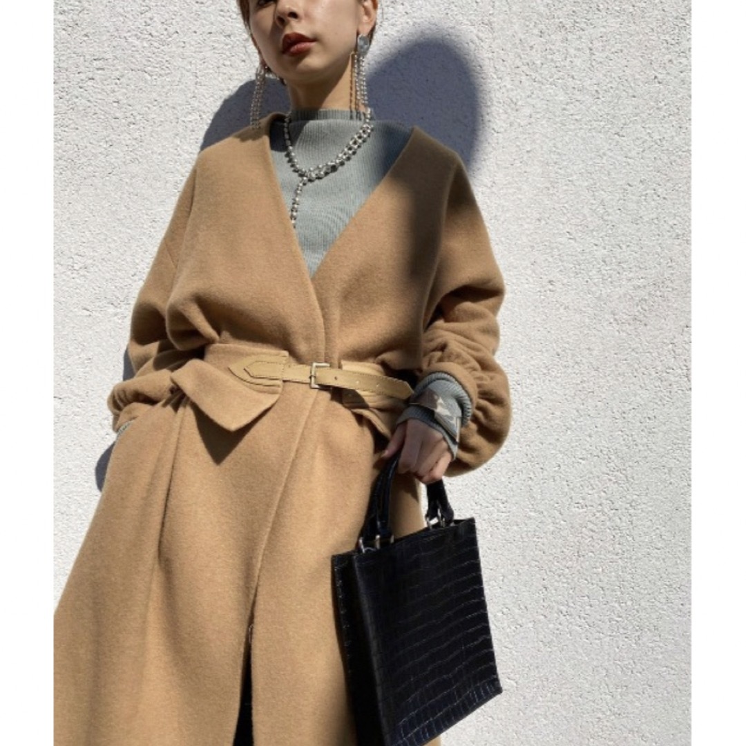 アメリヴィンテージ　2WAY NOCOLLAR BELT COAT