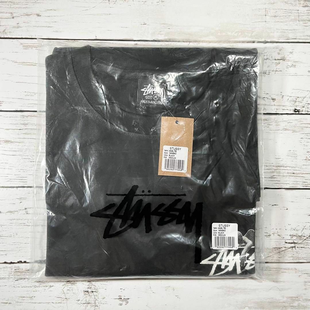 STUSSY - 【新品】stussy Tシャツ サイズM ブラック エンジェルの通販 ...