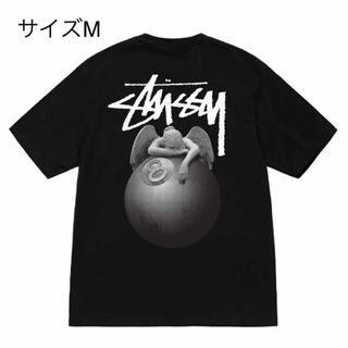 ステューシー(STUSSY)の【新品】stussy Tシャツ　サイズM ブラック　エンジェル(Tシャツ/カットソー(半袖/袖なし))