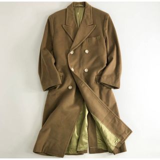 神々の繊維　ビキューナ　最高級　ダブルチェスターコート　CROMBIE