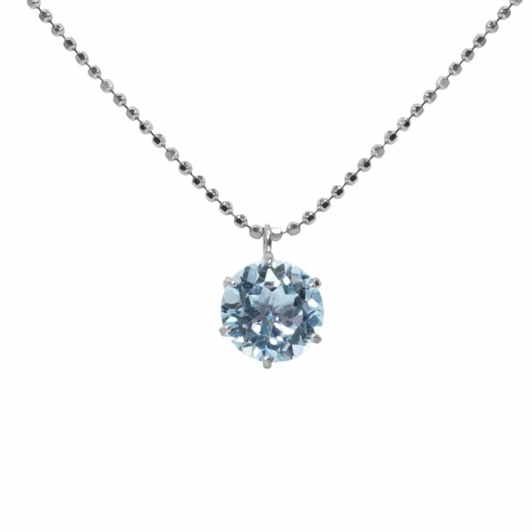 [Ejewelry] レディース ネックレス ブルートパーズ 1ct ペンダント