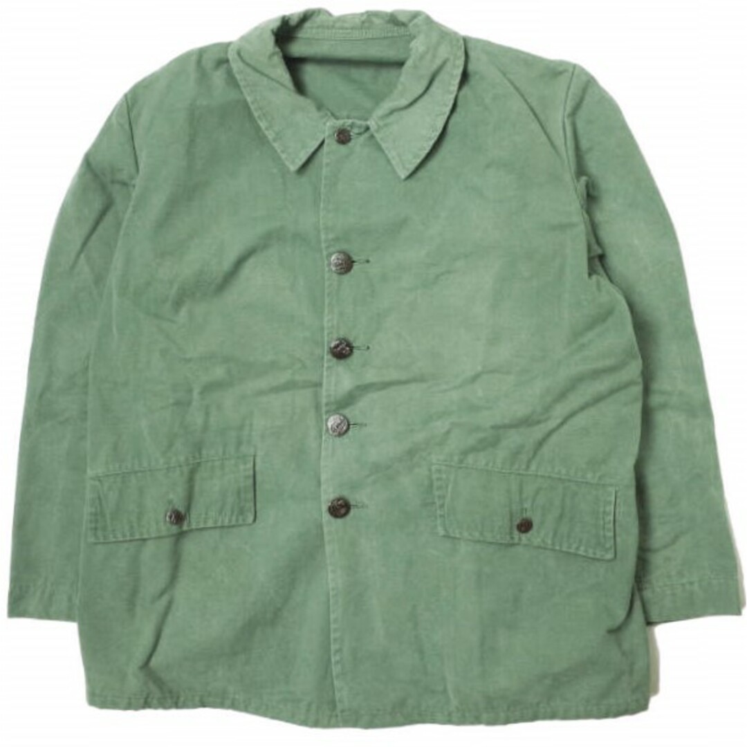 フレンチヴィンテージ 1950-60s Dumont d`urville Canvas Hunting Jacket キャンバスハンティングジャケット  M程度 Green カバーオール フランス ユーロ アンティーク VINTAGE アウター【中古】【フレンチヴィンテージ】 | フリマアプリ ラクマ