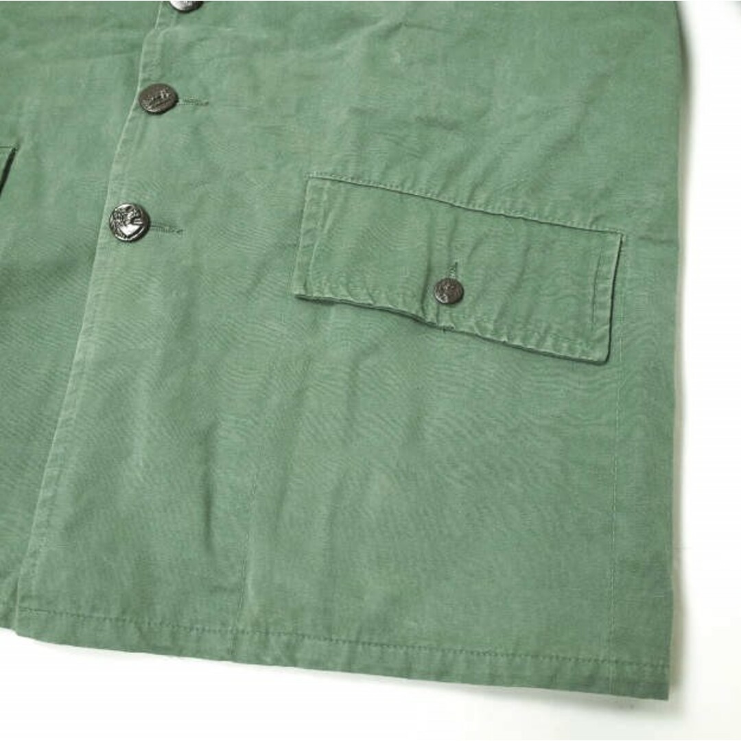 フレンチヴィンテージ 1950-60s Dumont d`urville Canvas Hunting Jacket キャンバスハンティングジャケット M程度 Green カバーオール フランス ユーロ アンティーク VINTAGE アウター【中古】【フレンチヴィンテージ】 メンズのジャケット/アウター(カバーオール)の商品写真