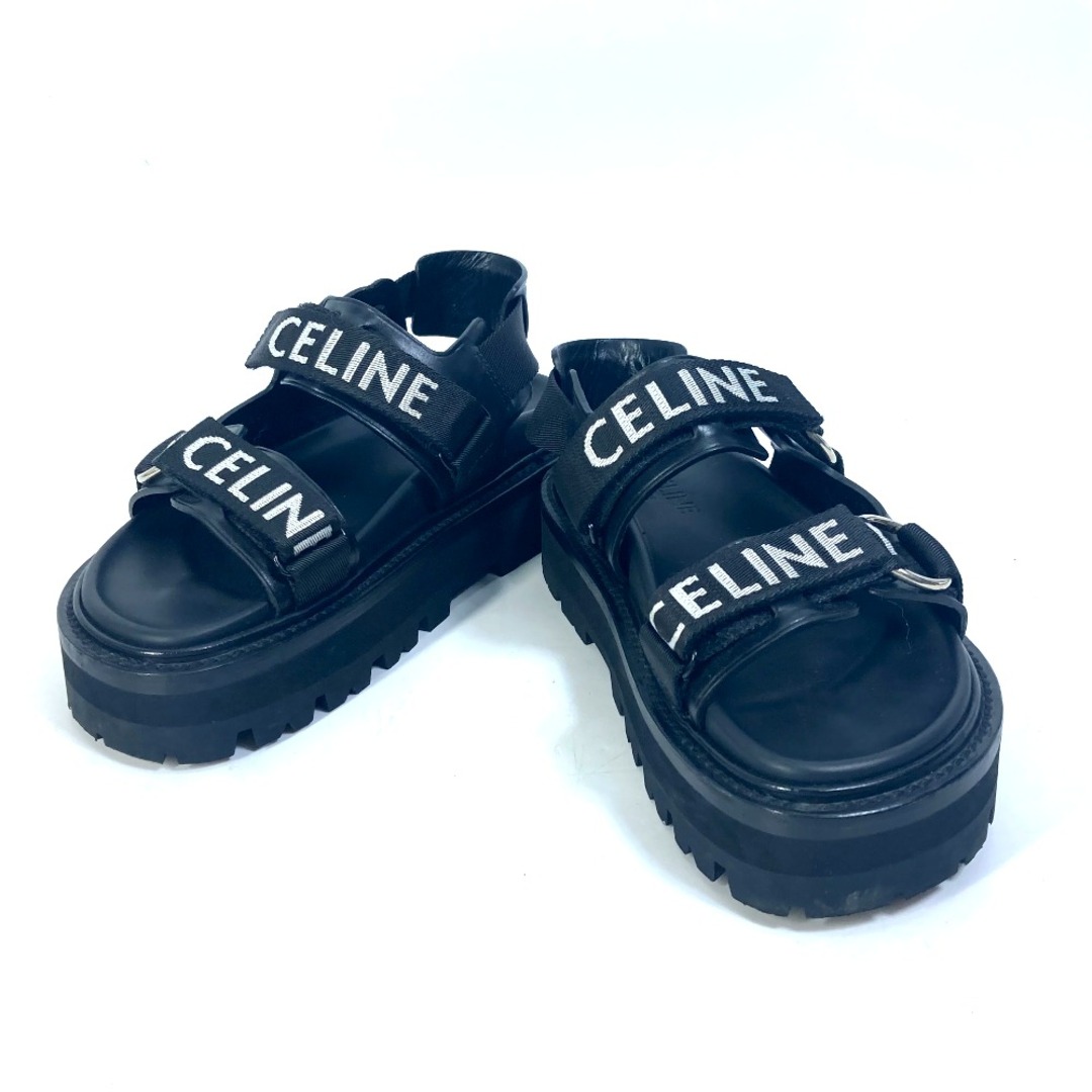 celine - セリーヌ CELINE バルキー ベルクロストラップ ロゴ スポーツ