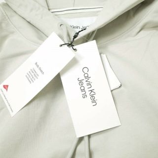 Calvin klein Jeans カルバンクラインジーンズ Color Blocked Logo Hoodie カラーブロックロゴ  スウェットプルオーバーパーカー J319949 XL Stratus Grey オーバーサイズ トップス【新古品】【中古】【Calvin klein  Jeans】