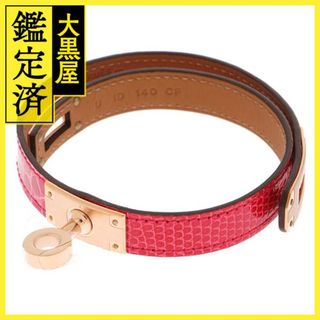 エルメス(HERMES)のHERMES ケリー ドゥブルトゥール　ローズゴールドプレーテッド【472】ＡＨ(ブレスレット/バングル)