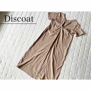 ディスコート(Discoat)のDiscoat ディスコート 半袖 ワンピース バックリボン Tシャツワンピ(ロングワンピース/マキシワンピース)