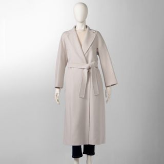 エスマックスマーラ('S Max Mara)のエス マックス マーラ 'S MAX MARA コート ロング ESTURIA ダブルフェイス ピュア ウール 2023年秋冬新作 2390160539 0001 ECRU(ロングコート)