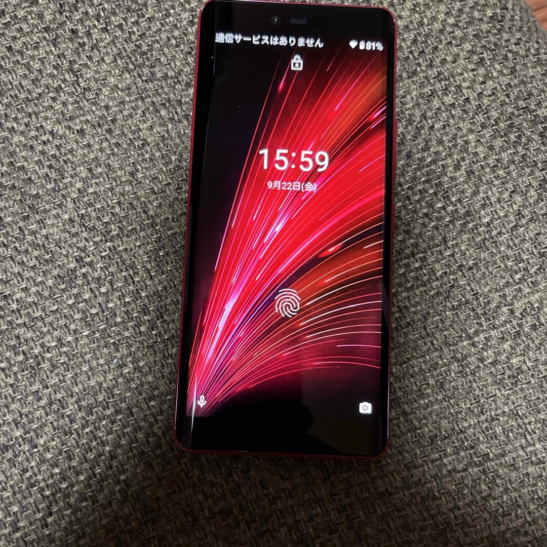 スマートフォン本体5Gクリムゾンレッド