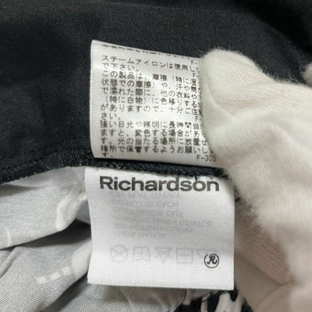 【新品】Richardson　総柄　セットアップ　キムタク着　L/L　ブラック