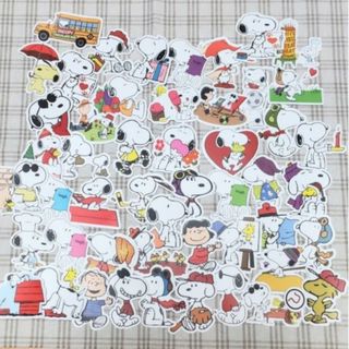 スヌーピー(SNOOPY)のSNOOPY スヌーピー ステッカー 50枚☆(シール)