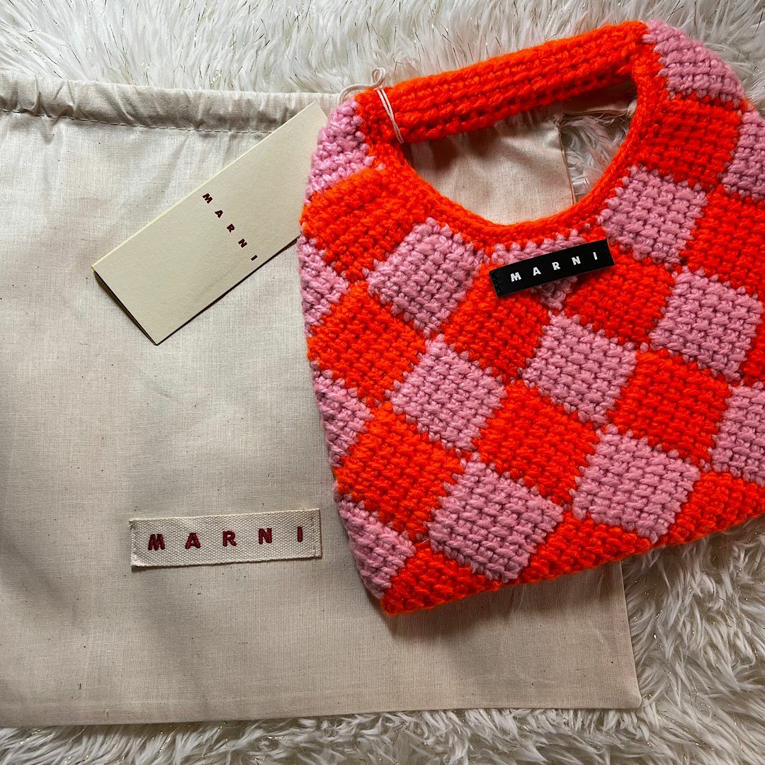 新品・大人もOK【Marni Kids マルニキッズ】クロシェバッグ-