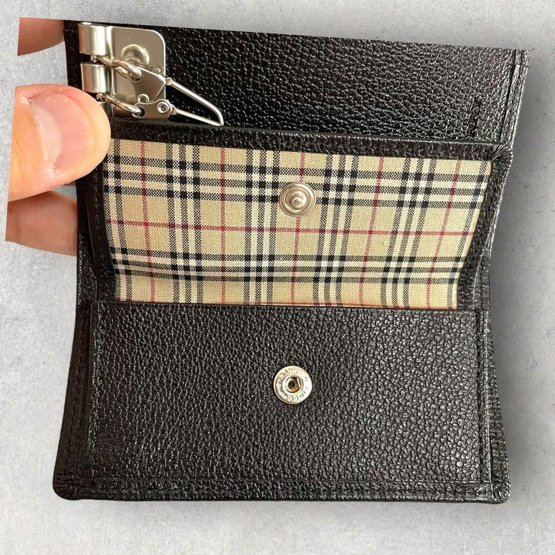 BURBERRY - 新品未使用 BURBERRY コインケース付き 5連キーケース ノバ