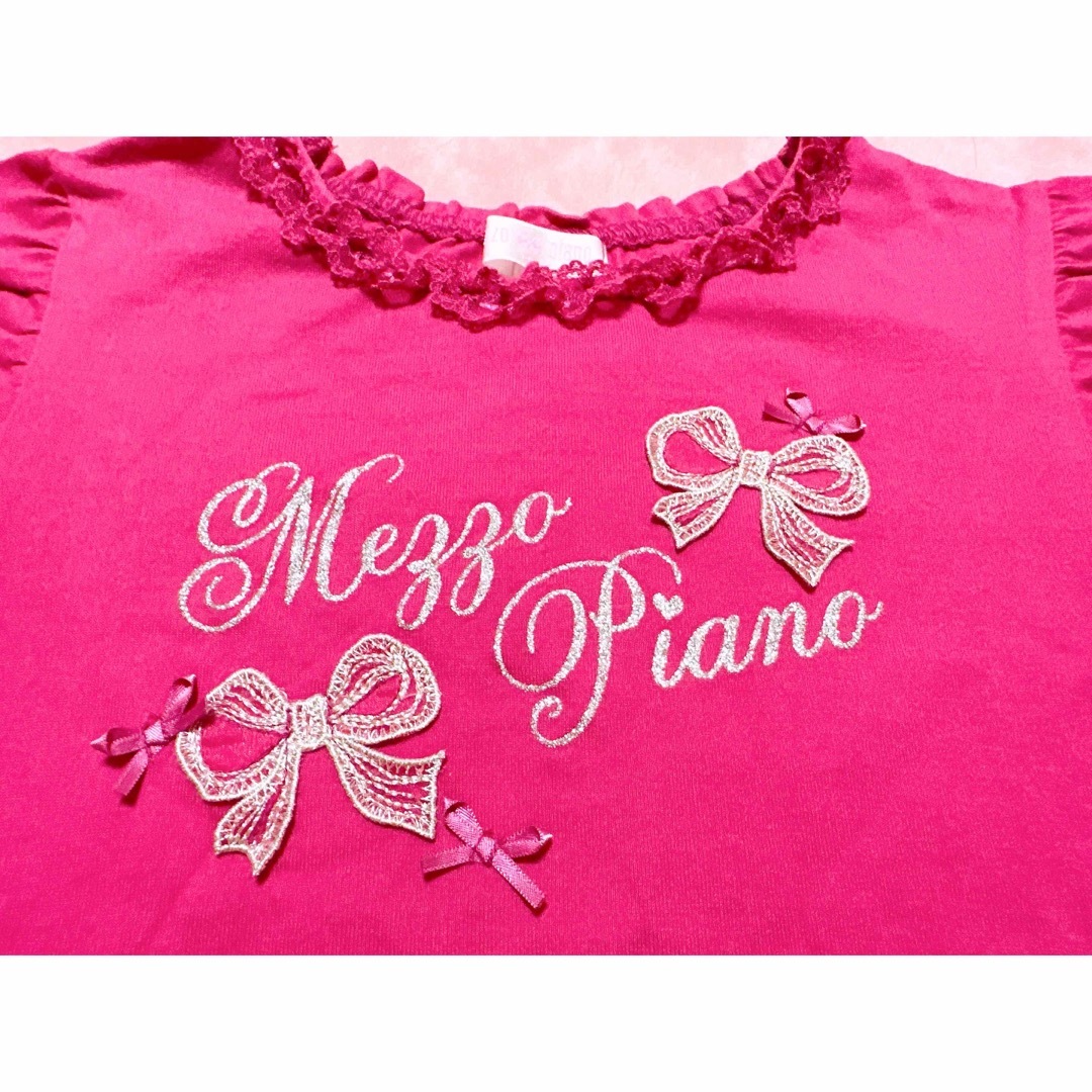 mezzo piano(メゾピアノ)のmezzo piano カットソー キッズ/ベビー/マタニティのキッズ服女の子用(90cm~)(Tシャツ/カットソー)の商品写真