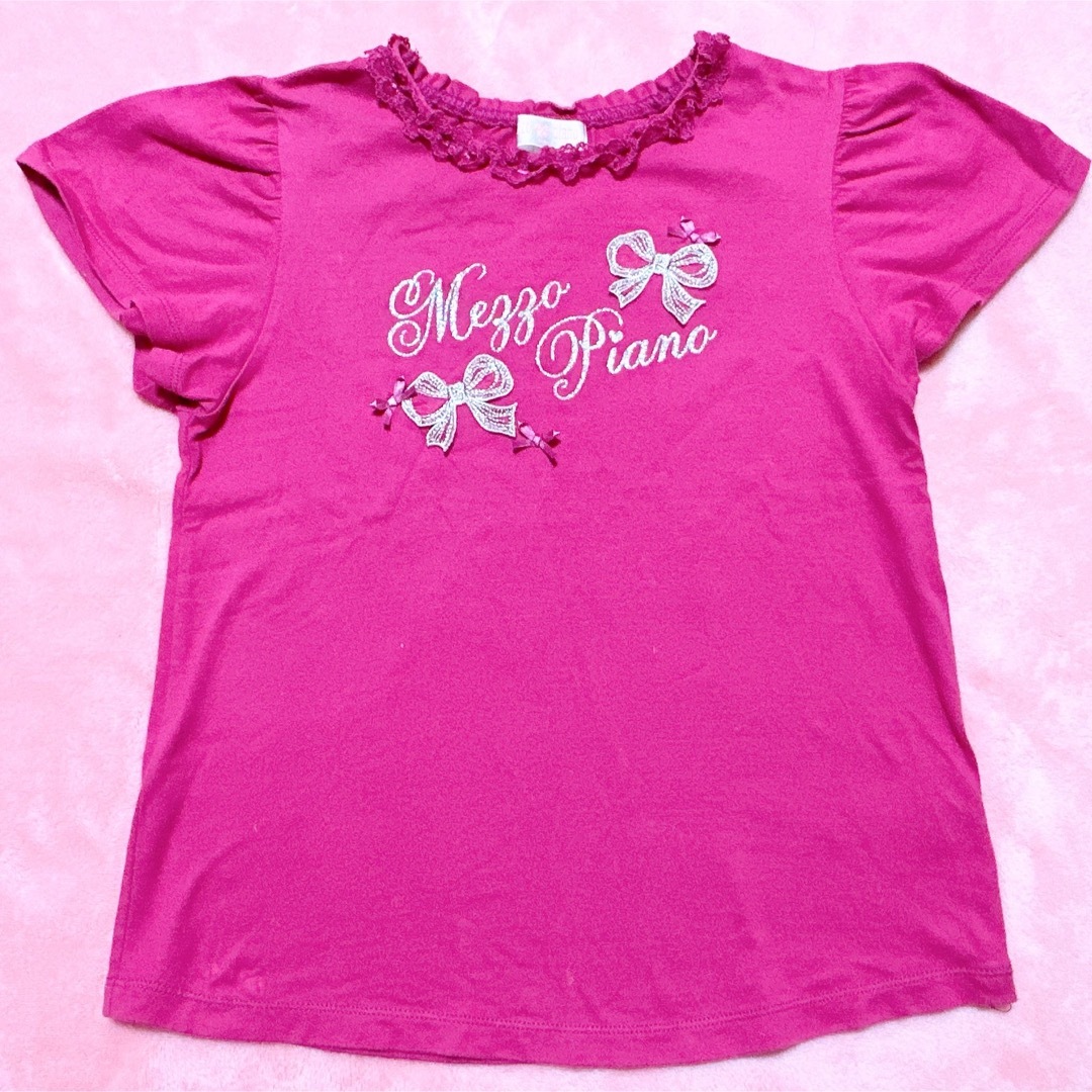 mezzo piano(メゾピアノ)のmezzo piano カットソー キッズ/ベビー/マタニティのキッズ服女の子用(90cm~)(Tシャツ/カットソー)の商品写真