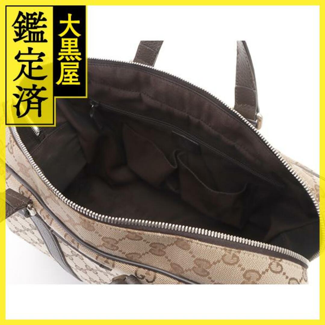 Gucci - グッチ ビジネスバッグ GGキャンバス×レザー ベージュ 449168 ...