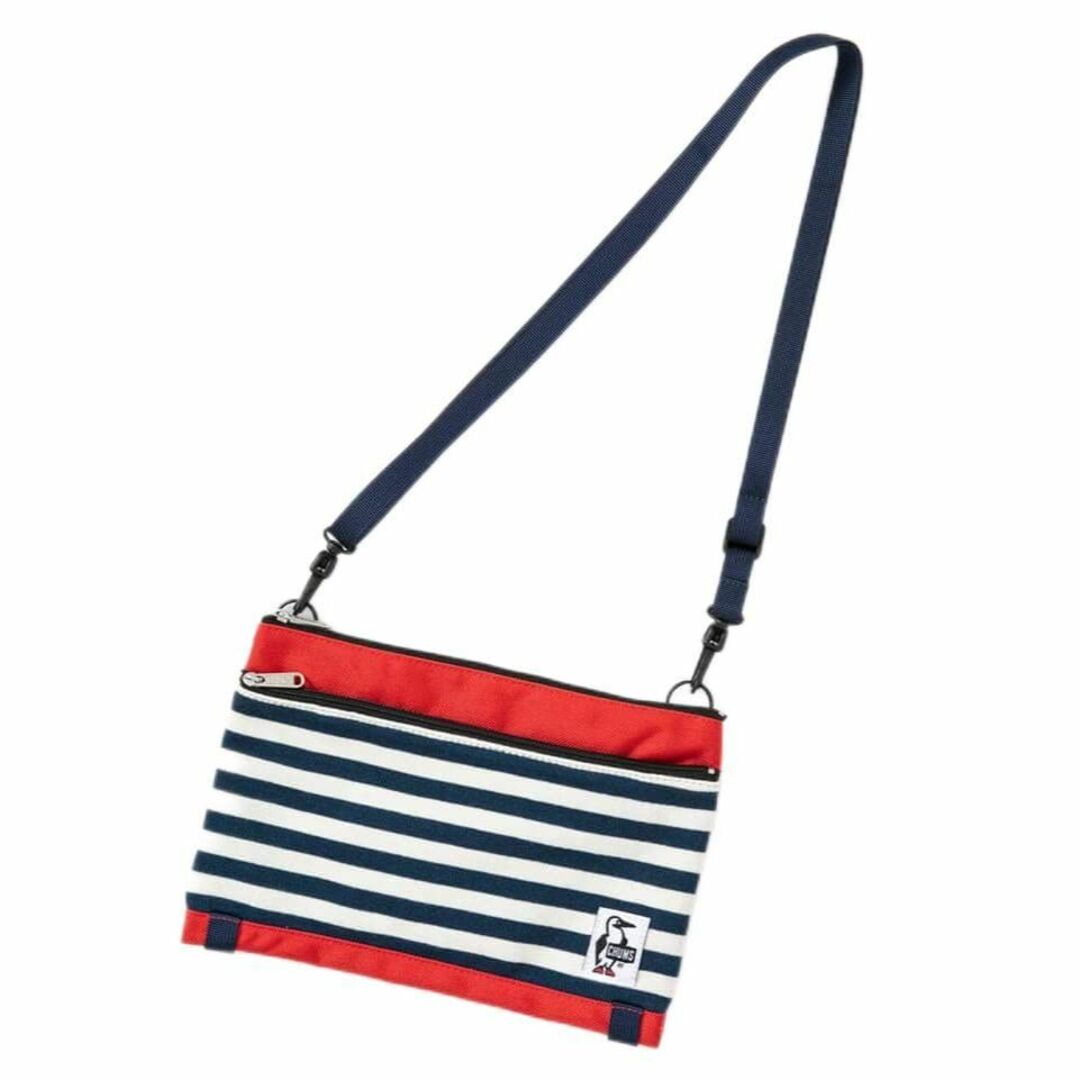 【色: Navy Border/Tomato】[チャムス] Bag Two Ne メンズのバッグ(その他)の商品写真