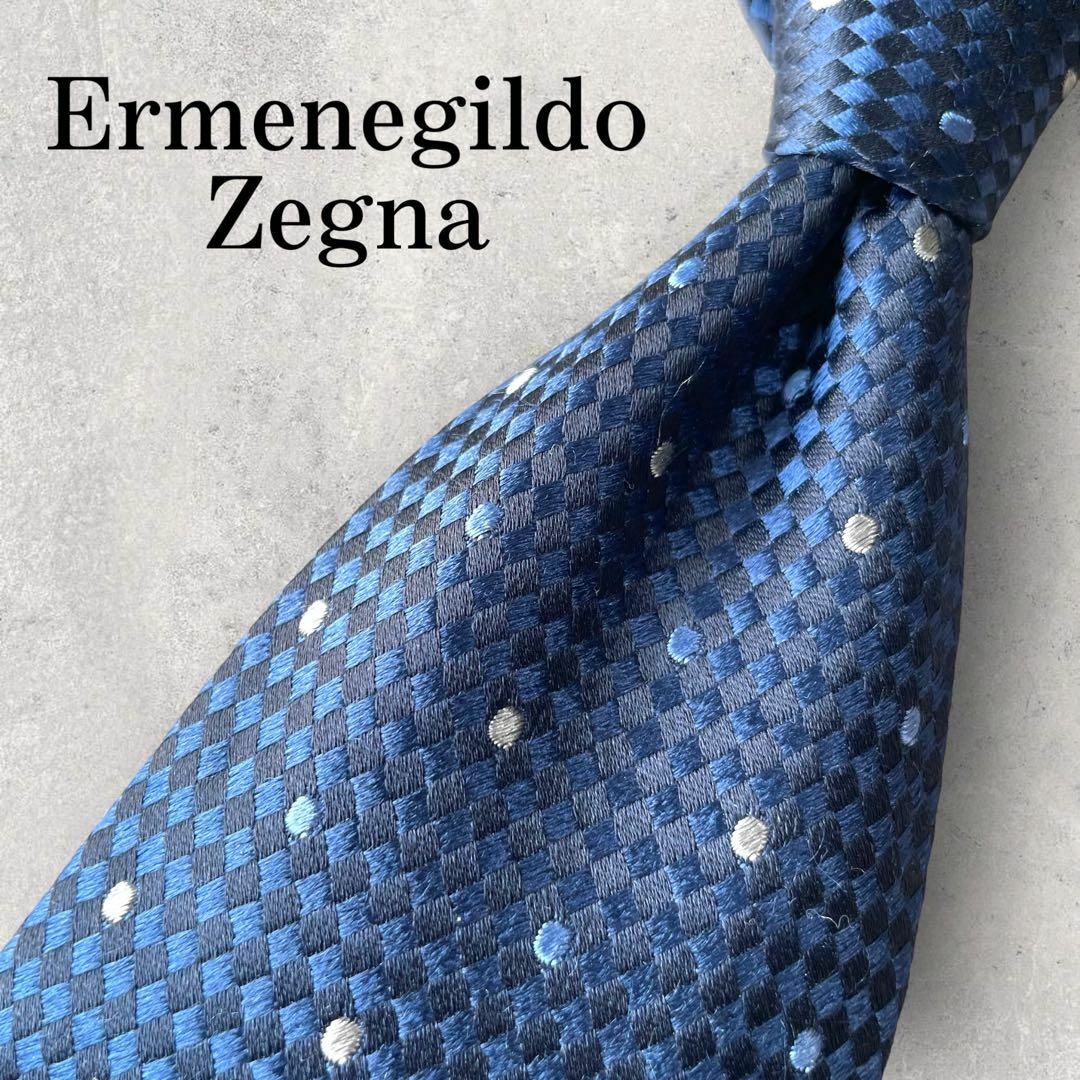 Ermenegildo Zegna - 美品 Ermenegildo Zegna ゼニア ドット柄