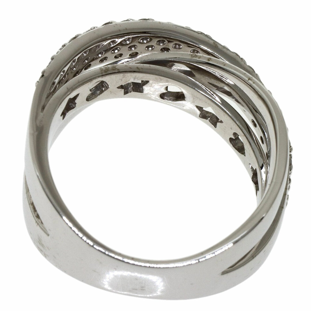 PonteVecchio(ポンテヴェキオ)のPonte Vecchio クロス ダイヤモンド リング・指輪 K18WG レディース レディースのアクセサリー(リング(指輪))の商品写真