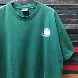 ヘインズ(Hanes)の【希少】ヘインズ Hanes Tシャツ LL 緑 古着 ヴィンテージ(Tシャツ/カットソー(半袖/袖なし))