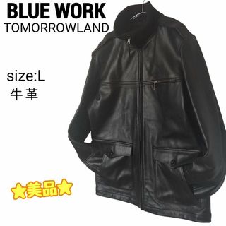 BLUE WORK - ブルーワーク ラムレザー メンズ レザージャケット