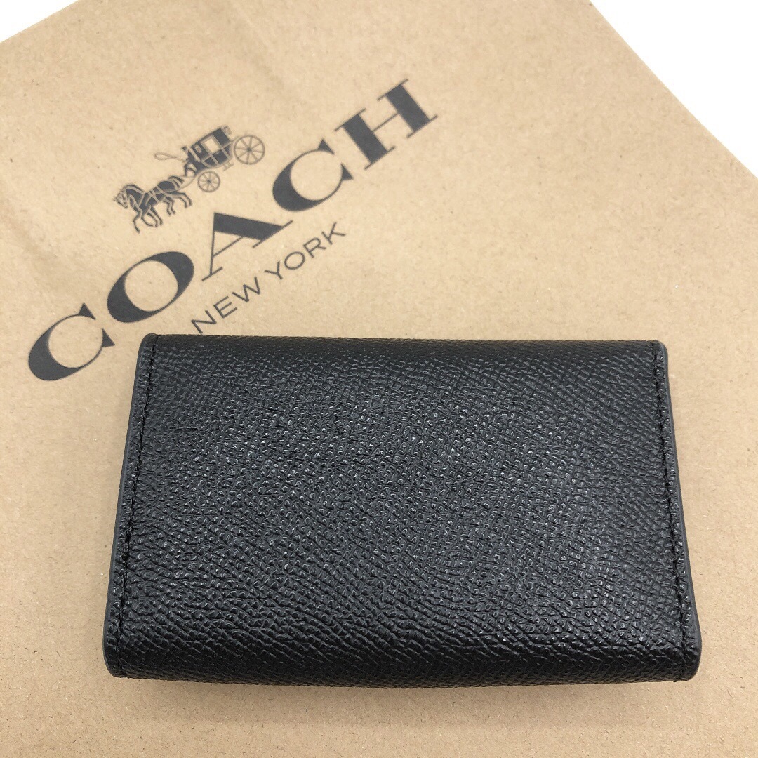 新品coach ファイブ リング キー ケース レザー