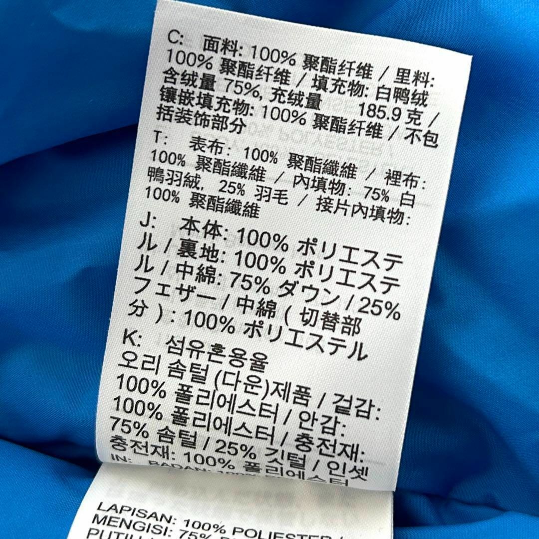 NIKE - NIKE ナイキ □ ダウンジャケット トリコロール マルチカラーの