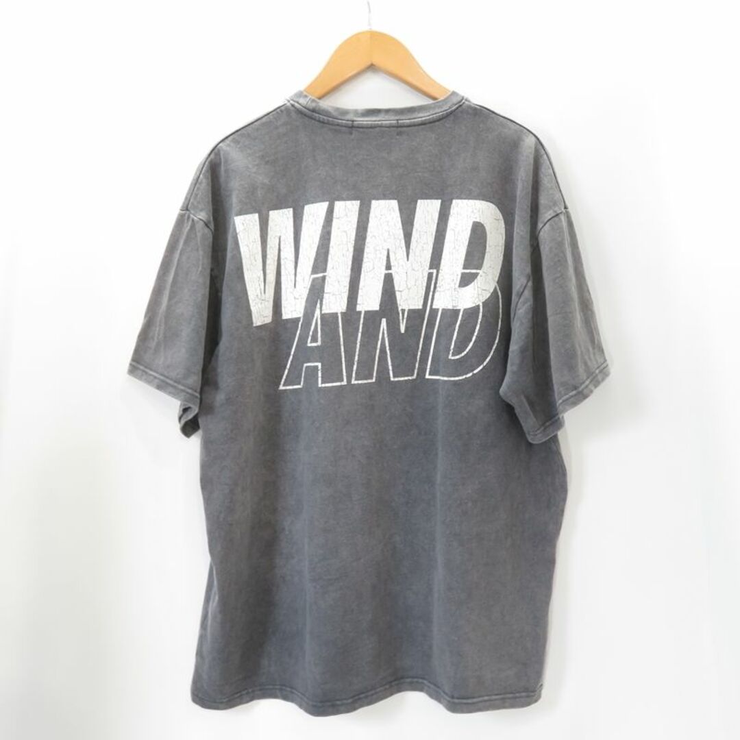WIND AND SEA ウィンダンシー CRACK-P-DYE S/S Tee クラック Tシャツ 23SS P-GREEN-IVORY【004】