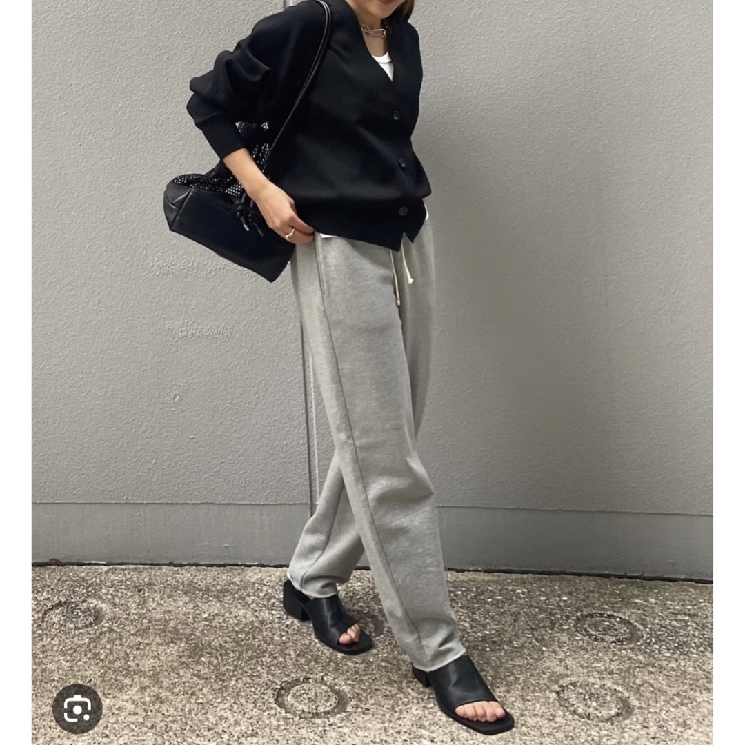 新品未使用 スウェットテーパードパンツ BLACK BY MOUSSY