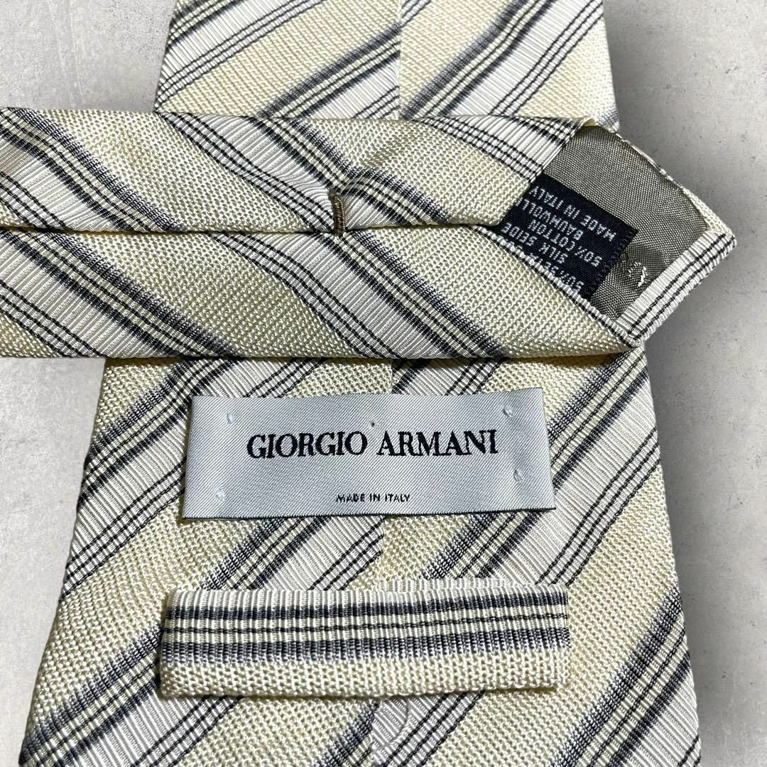 Giorgio Armani - 美品 GIORGIO ARMANIストライプ レジメンタル ...